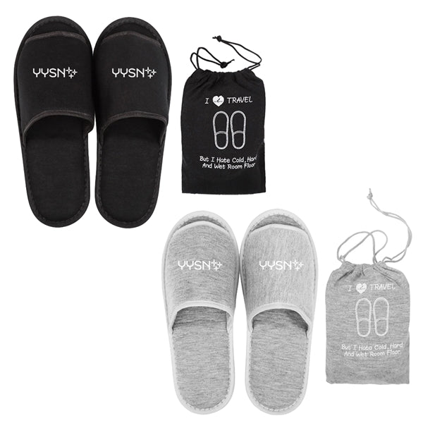 Travel Slippers w/Storage Bag