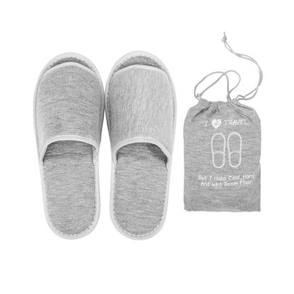 Travel Slippers w/Storage Bag