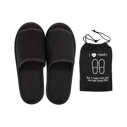 Travel Slippers w/Storage Bag