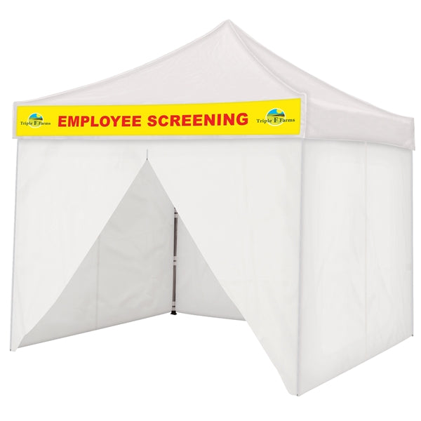 Fully Enclosed Tent with Detachable Graphic