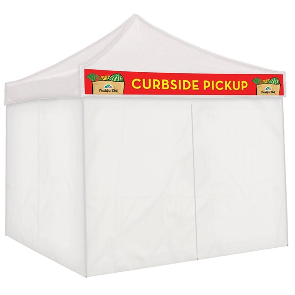 Fully Enclosed Tent with Detachable Graphic