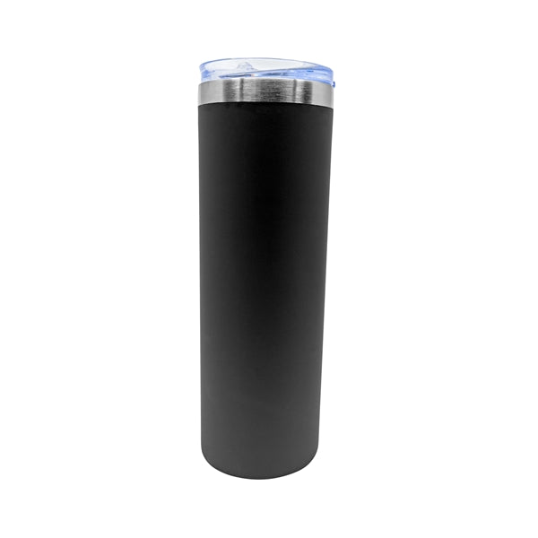 22 oz Rubberized Stainless Steel Slim Tumbler