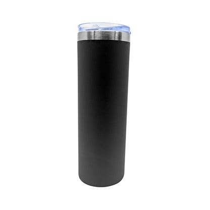 22 oz Rubberized Stainless Steel Slim Tumbler