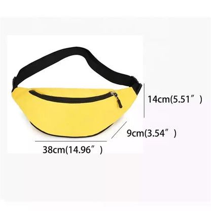 Adjustable Belt Travel Sport Unisex Fanny Pack Waist Bag