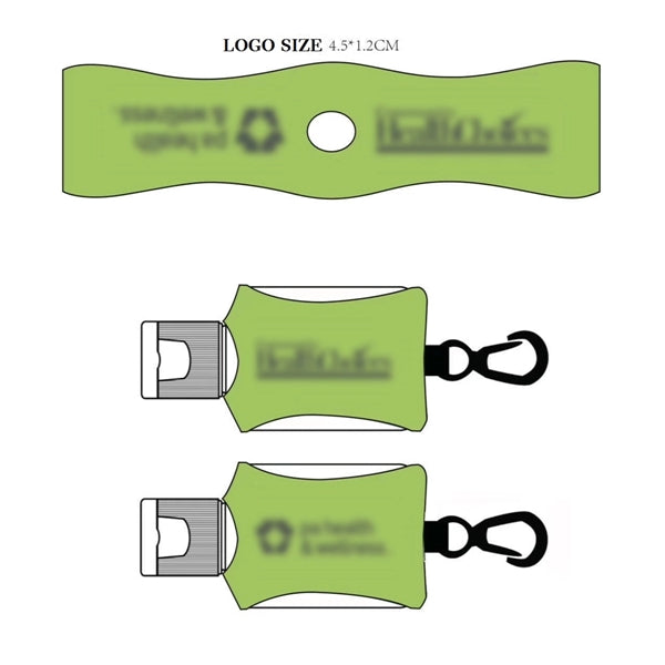 Mini Hand Sanitizer 15ML Portable Travel Keychain