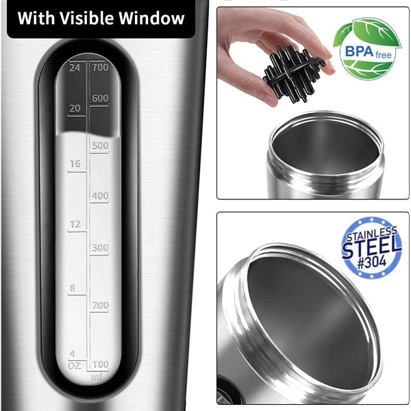 28Oz Stainless Steel Shaker Bottle
