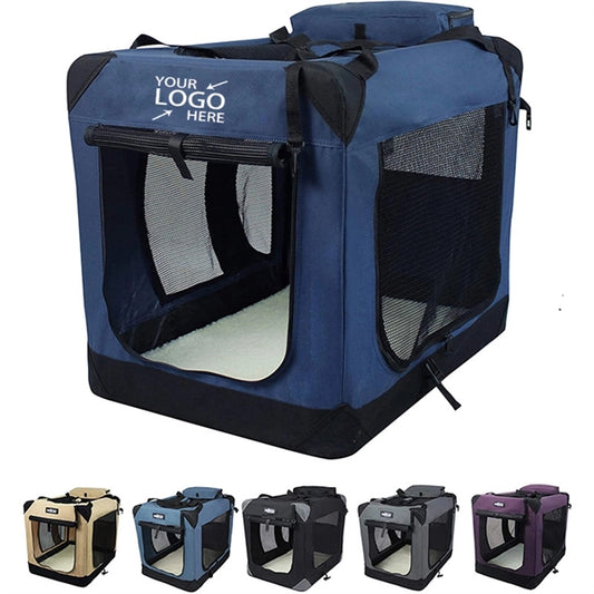 3-Door Folding Soft Pet Crate