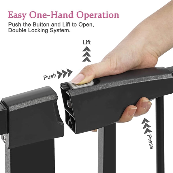 37.8"-43.3" Safety Baby Gate Extra Wide