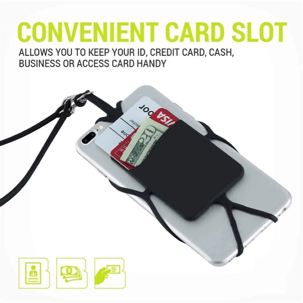 Universal Neck Phone Holder And Lanyard