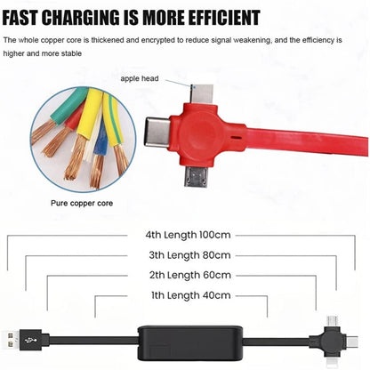 3 In 1 Retractable Fast Charging Cable
