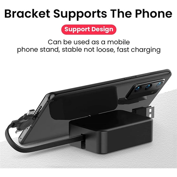 3 In 1 Retractable Fast Charging Cable