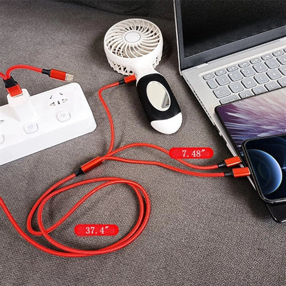 Multi 5 In 1 Universal Usb C Fast Charging Cable
