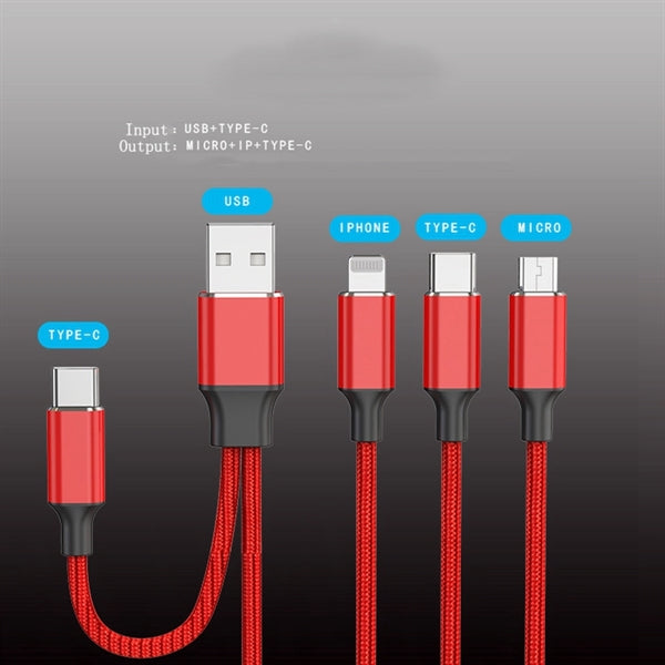 Multi 5 In 1 Universal Usb C Fast Charging Cable