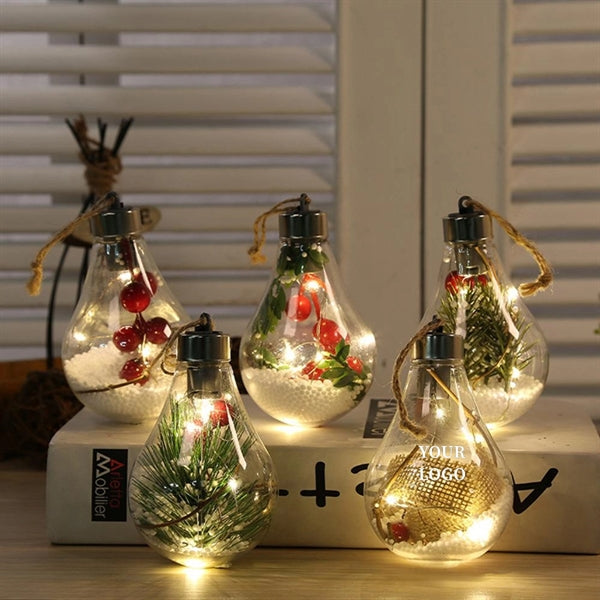 Christmas Tree Transparent Led Luminous Light Ball