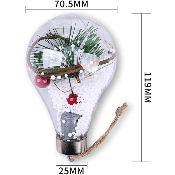 Christmas Tree Transparent Led Luminous Light Ball