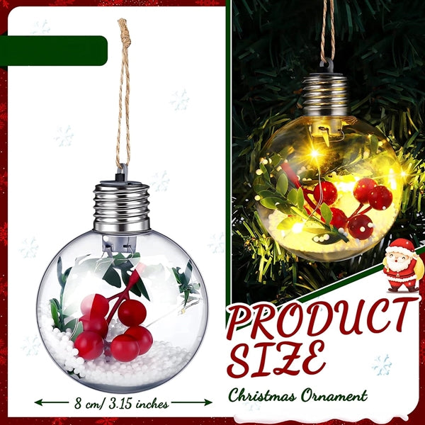 Led Creative Snowflake Festival Decorations Christmas Ball