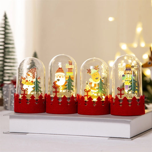 Led Luminous Wooden Decorations Christmas Gift