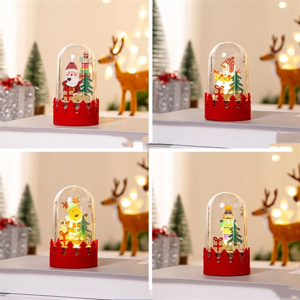 Led Luminous Wooden Decorations Christmas Gift