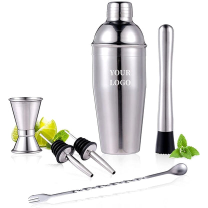 6-Piece Stainless Steel Wine Mixer