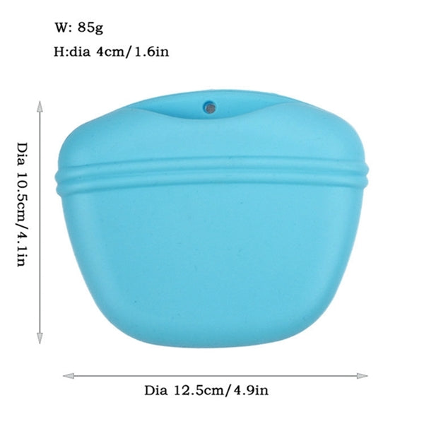 Silicone Dog Treat Pouch With Clip
