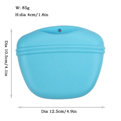 Silicone Dog Treat Pouch With Clip