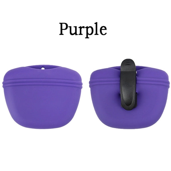 Silicone Dog Treat Pouch With Clip