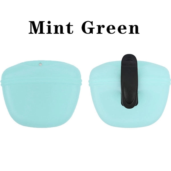 Silicone Dog Treat Pouch With Clip