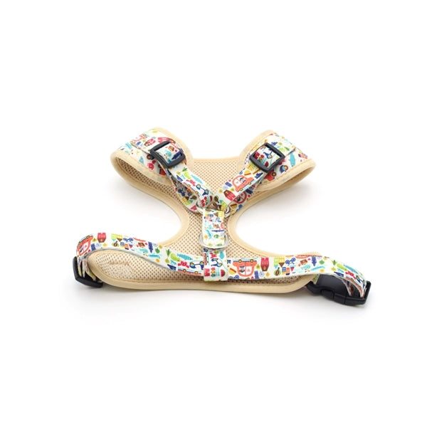 Pet Vest Harness Medium with Breathable Mesh Sublimation