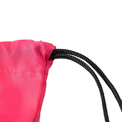 Heavy Duty Drawstring Cinch Backpack Side Mesh Pocket 15"x18