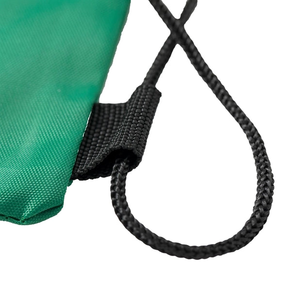 Heavy Duty Drawstring Cinch Backpack Side Mesh Pocket 15"x18