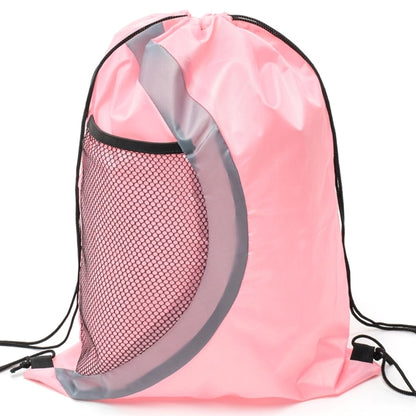 Heavy Duty Drawstring Cinch Backpack Side Mesh Pocket 15"x18
