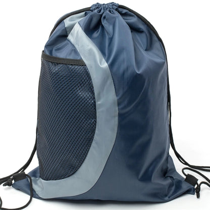 Heavy Duty Drawstring Cinch Backpack Side Mesh Pocket 15"x18