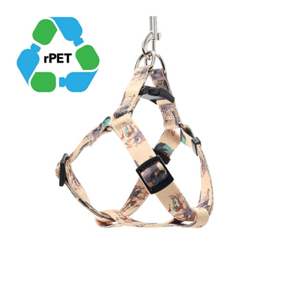 1"x36" rPET Eco-friendly Sublimation Strong Pet Vest Harness