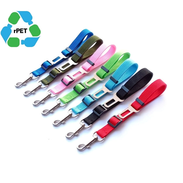 1"x24" rPET Adjustable Pet Safety Seatbelt Leash