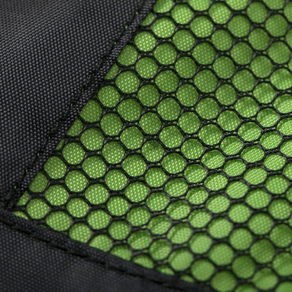 Front Zipper Drawstring Backpack w/ Side Mesh Pocket 14"x18"