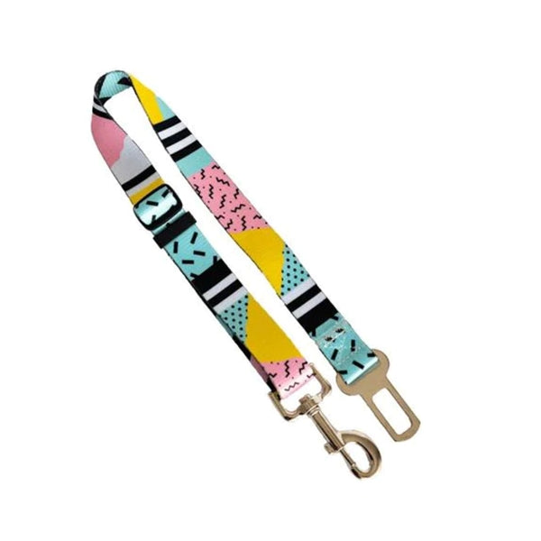 1"x24" Adjustable Pet Safety Sublimation Seatbelt Leash