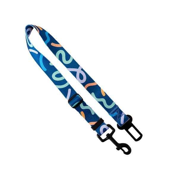 1"x24" Adjustable Pet Safety Sublimation Seatbelt Leash