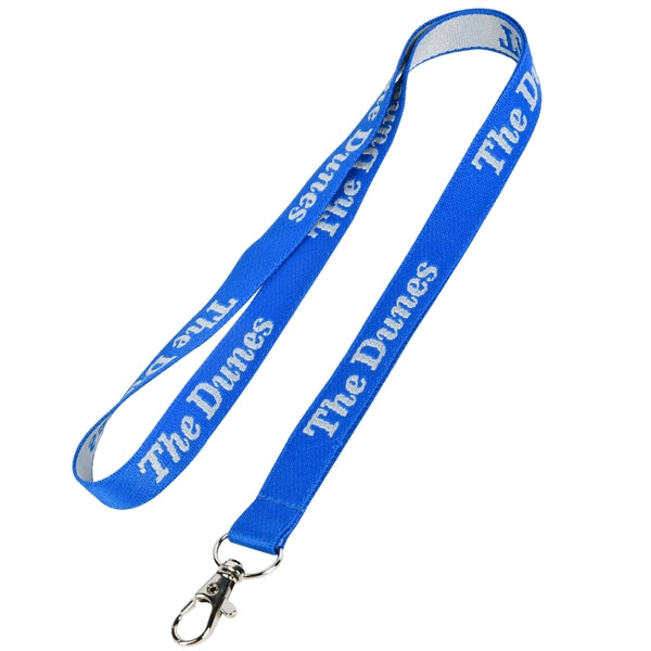 Woven Lanyard w/ Custom Imprint Embroidered
