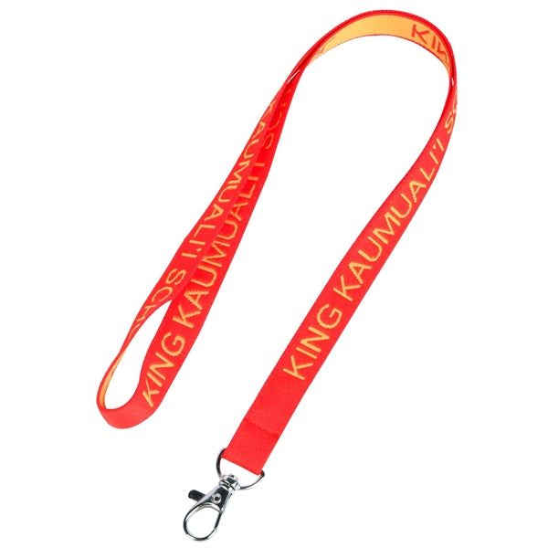 Woven Lanyard w/ Custom Imprint Embroidered