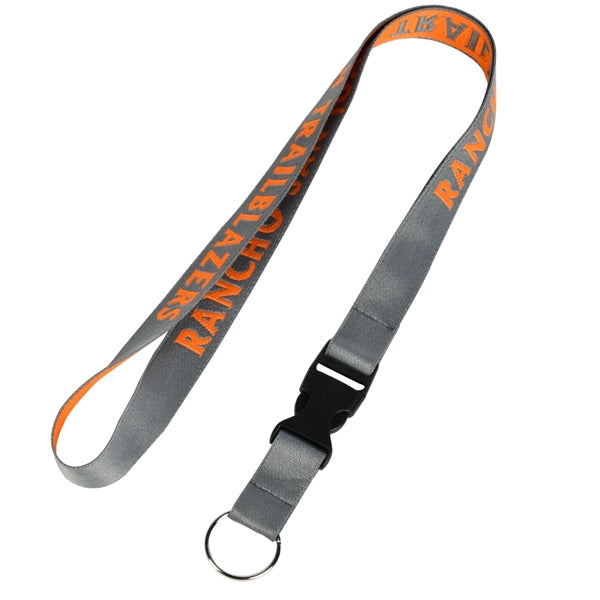 1" Woven Lanyards with Detachable Buckle Release