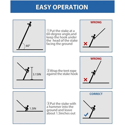 Tent Stakes Kit
