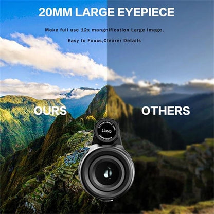 12X42 Hand-Held Monocular