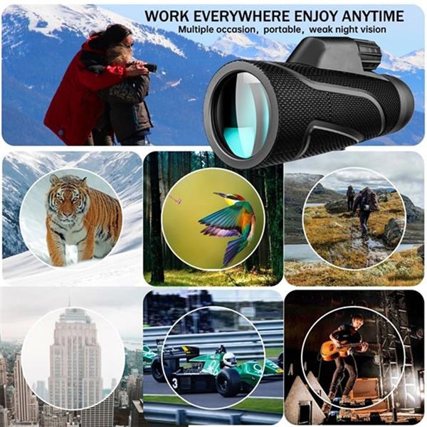 12X42 Hand-Held Monocular