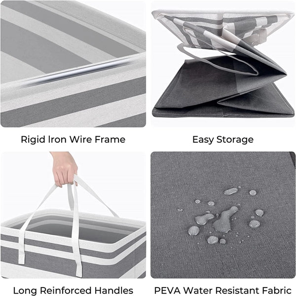 Slim Laundry Hamper With Handles
