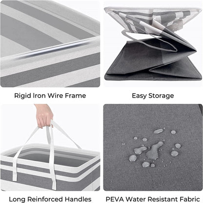 Slim Laundry Hamper With Handles