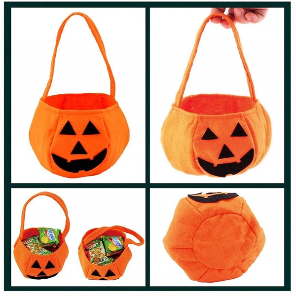 Halloween Pumpkin Shaped Gift Bag