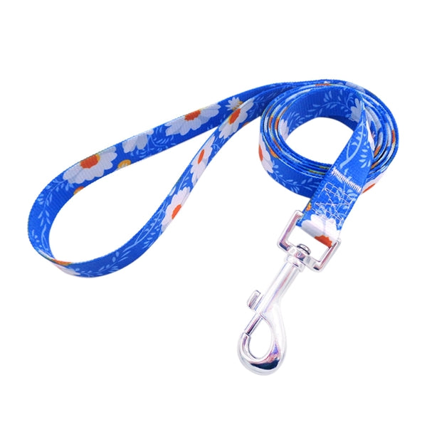 5/8"W x 72"L Polyester Pet Leash Metal Carabiner Sublimation