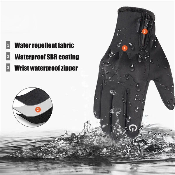 Winter Riding Waterproof Insulated Gloves