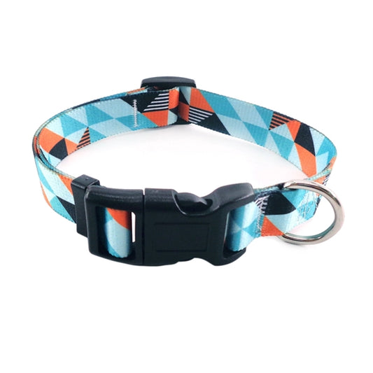 5/8"x12" Adjustable Pet Collar w/ Buckle Release Sublimation