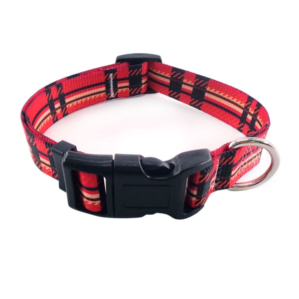 5/8"x14" Pet Collar w/ Adjustable Buckle Release Sublimation